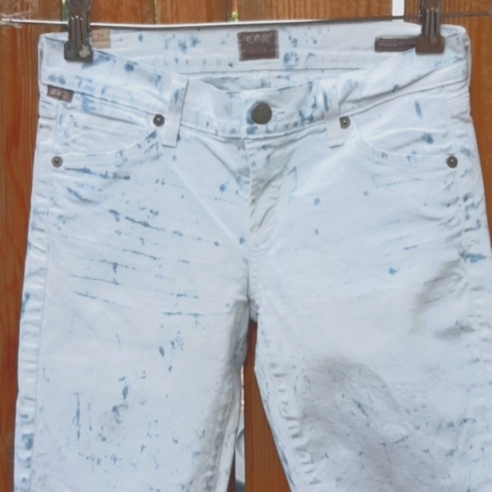 COH phantom cropped skinny leg jeans acid wash - Picture 2 of 7